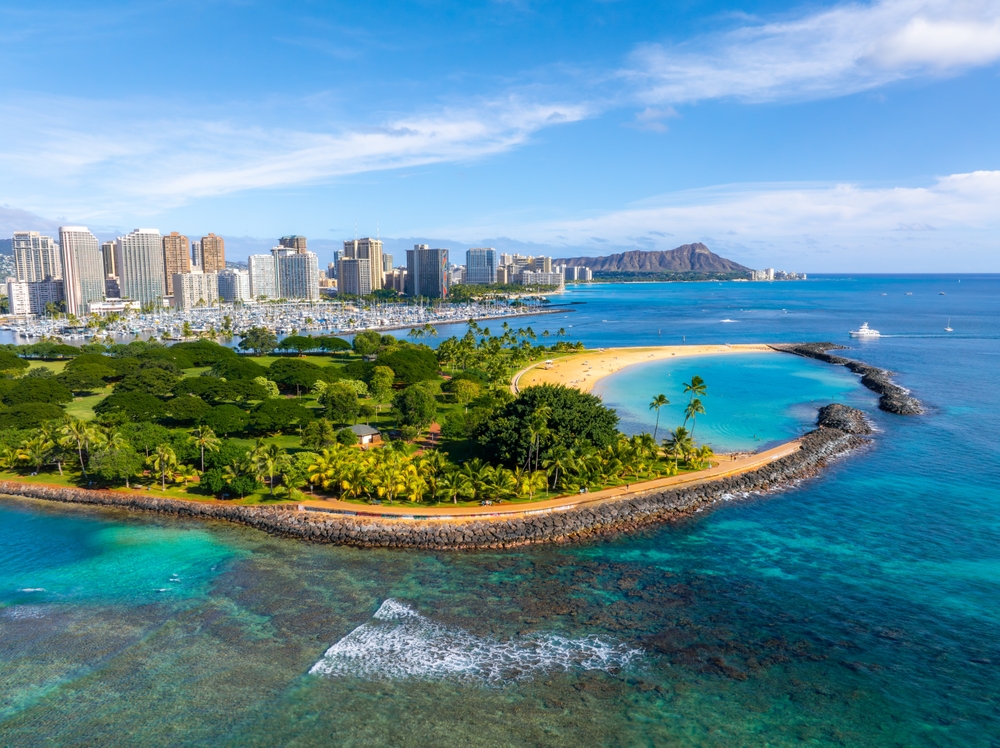 Honolulu, Hawaii beach