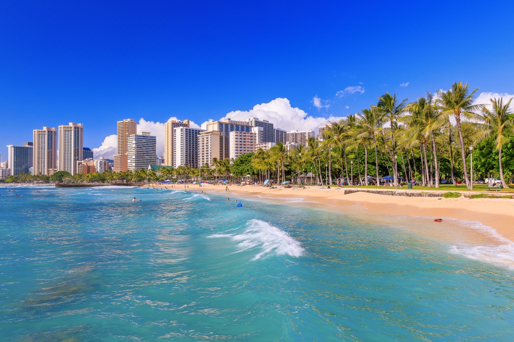 Waikiki Beach, Honolulu, Hawaii