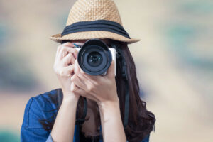 Woman Taking Photos