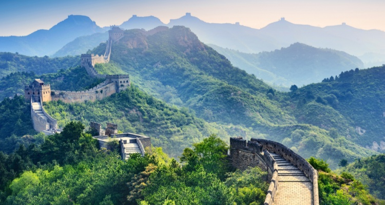 The Great Wall of China.