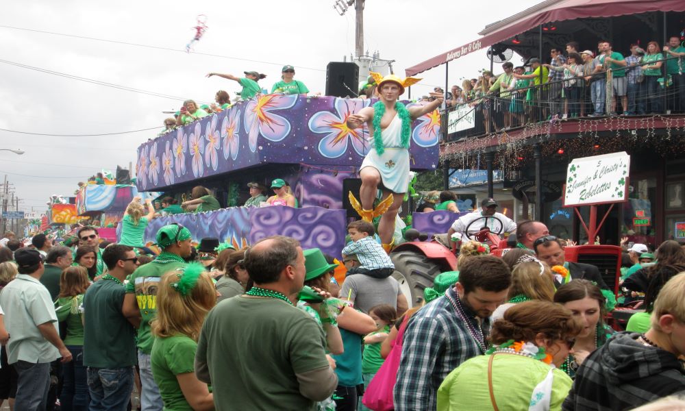 st. patrick's day new orleans louisiana