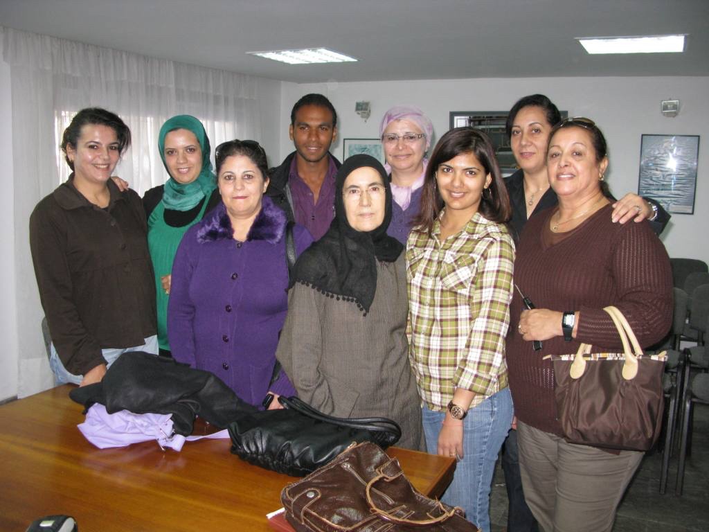 Teaching English at women's empowerement center in Rabat, Morocco