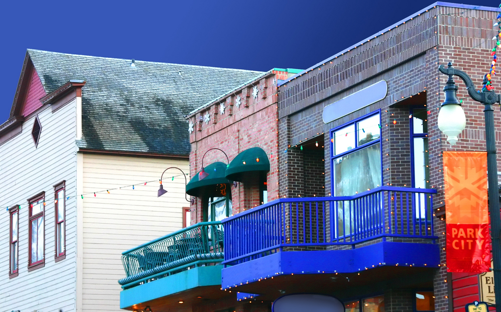 Park City Main Street during the 2002 Olympics