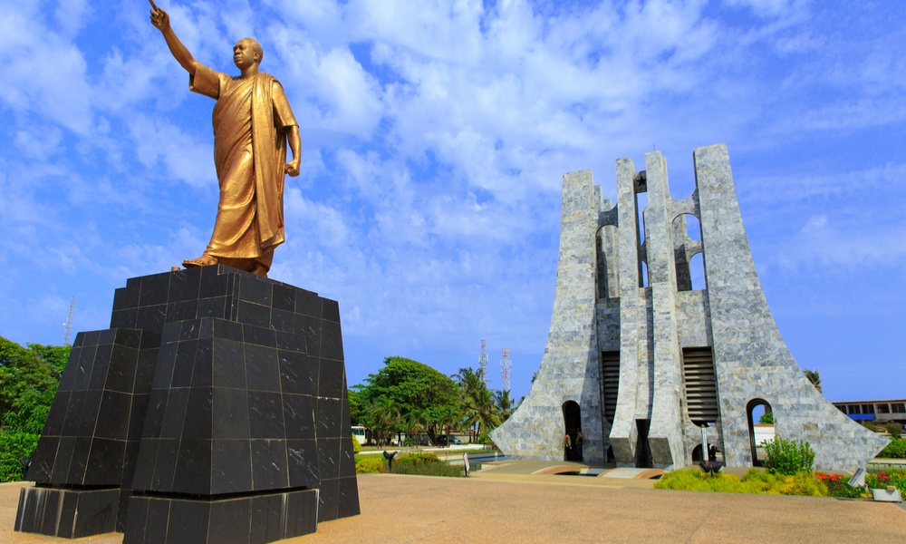 Kwame Nkrumah Memorial Park (KNMP) in, Accra, Ghana