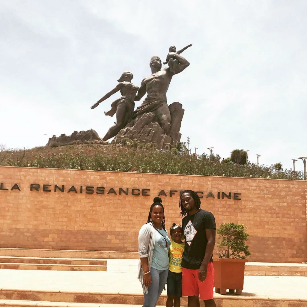 african renaissance monument in dakar