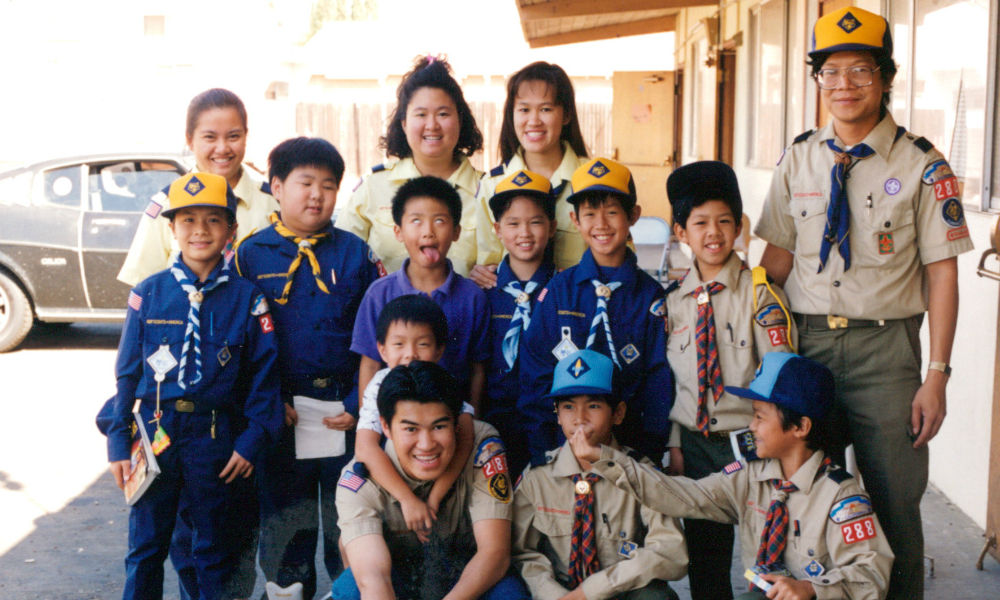 gerard with the boy scouts