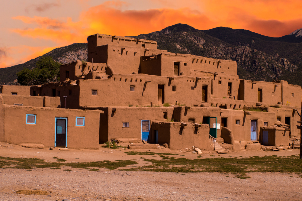 Ancient City of Taos, New Mexico USA.