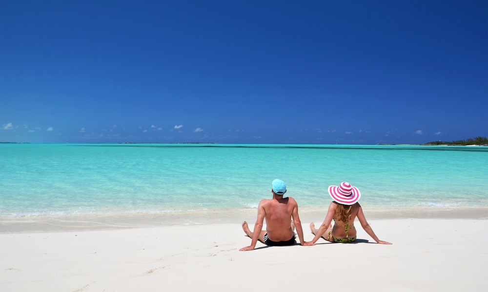 A couple on the beach