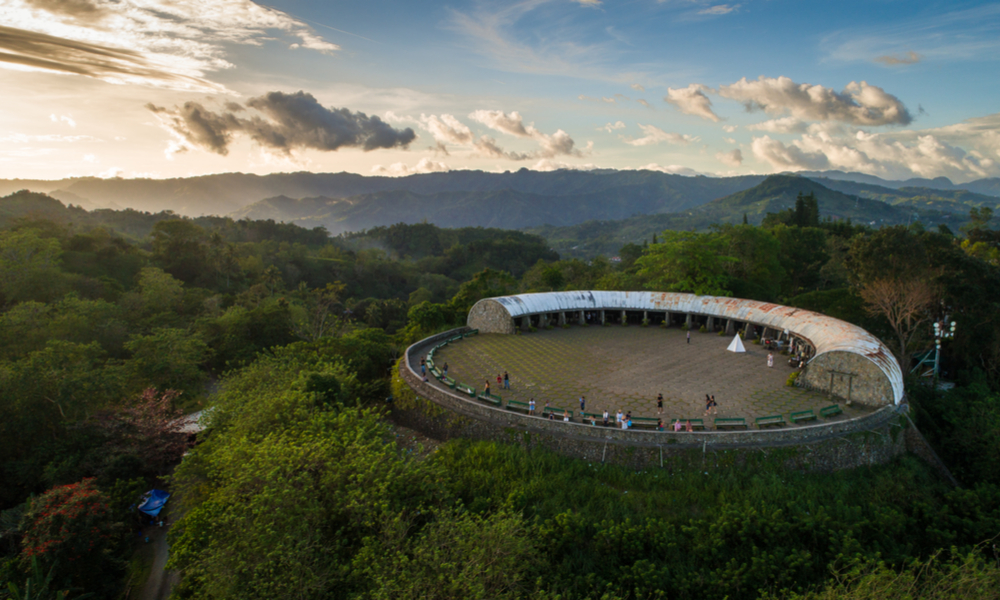 Beautiful Aerial View of the Iconic Tops View deck in Cebu, Philippines