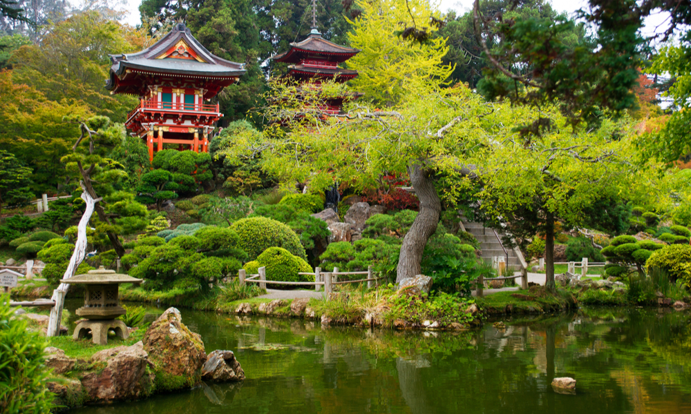 Japanese Tea Garden in Golden Gate Park, San Francisco, California, USA