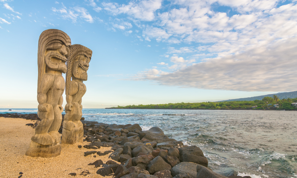 historic monuments on the beach