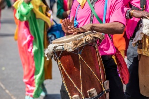 musicians at a street festival