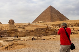 tourist in Cairo