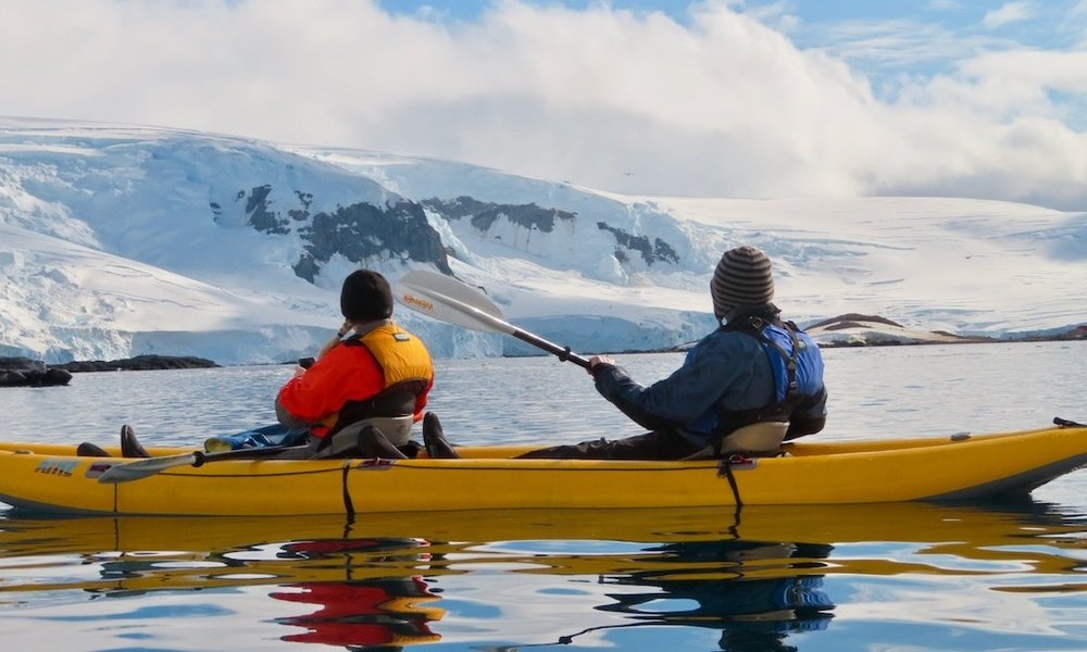 how to get to antarctica: kayaking