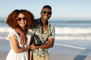 Couple at the beach