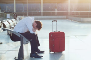 Waiting at the airport