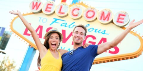 Couple in Las Vegas