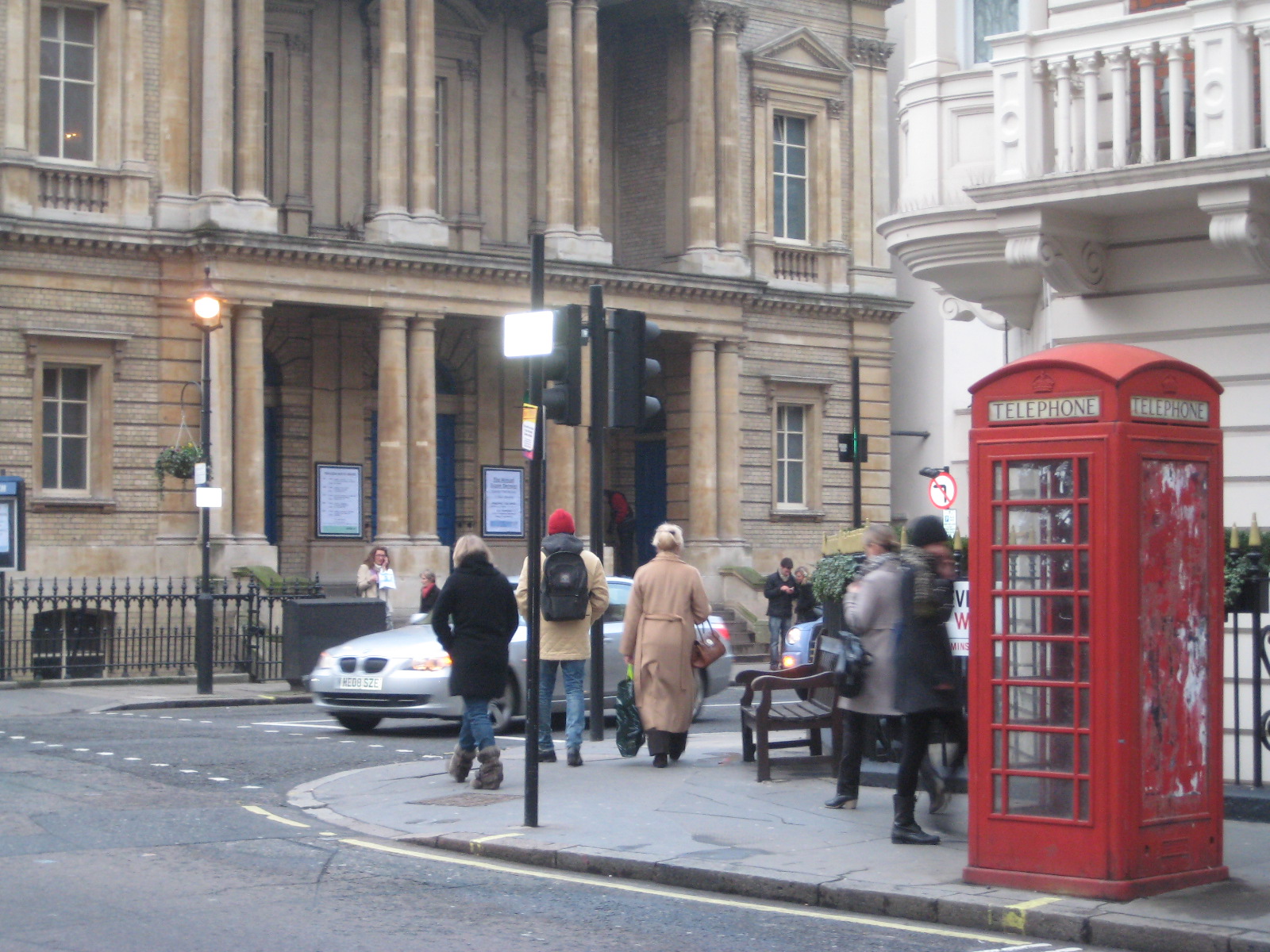 I am officially a tourist. Snapped a shot of a London telephone booth.