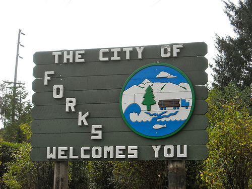 Forks, Washington was the settinf of the Twilight films