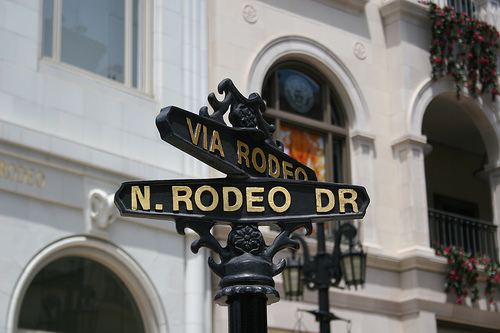 Rodeo Drive in Beverly Hills, California