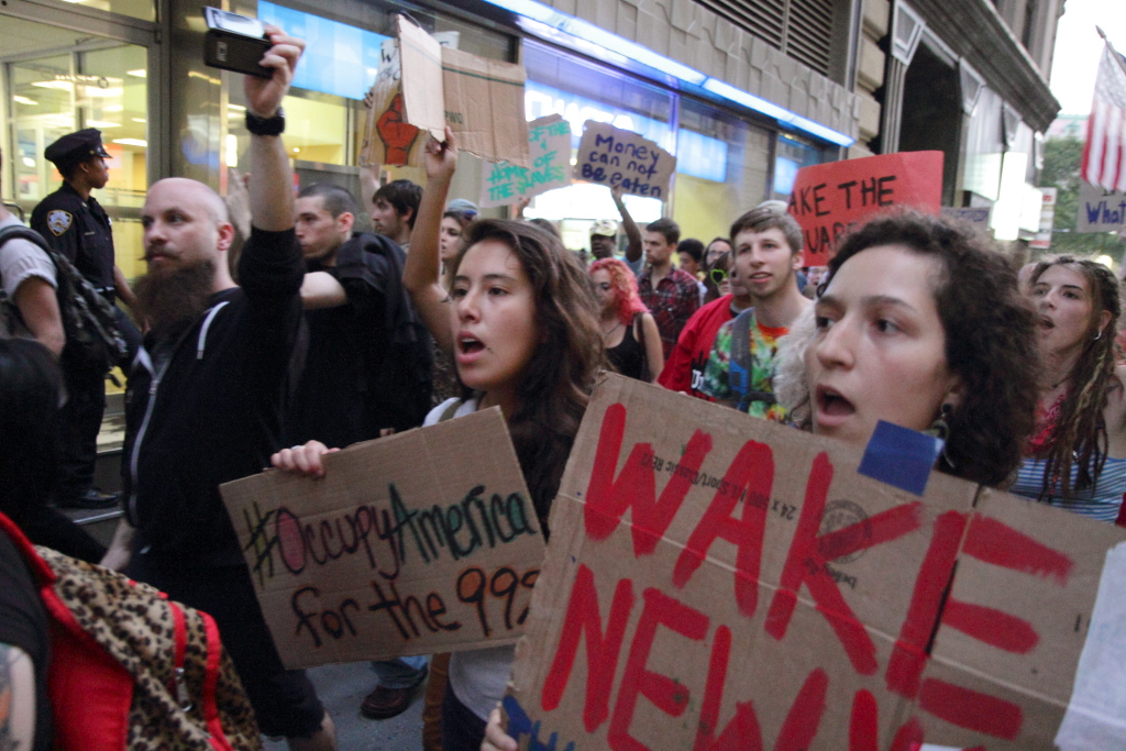 "Occupy Wall Street," Flickr Photo courtesy of Paul Stein