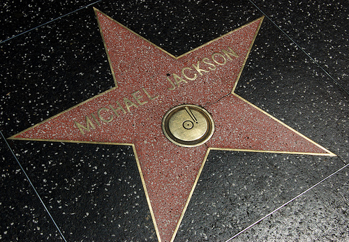 "Michael Jackson's star," CC Flickr photo credit: Mark Crawley