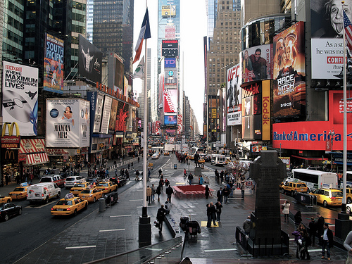 "Times Square," Flickr photo credit: snorpey