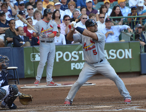 Albert Pujols Statue Unveiled Outside His Eatery, Flickr: Steve Schar