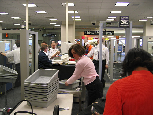 TSA Checkpoint (CC Flickr photo credit: redjar)