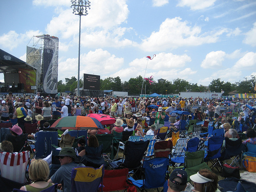 "New Orleans Jazz & Heritage Festival," CC Flickr photo credit: Infrogmation