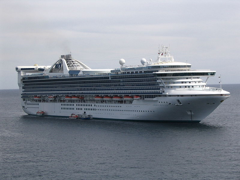 Ships 
on the Princess Cruise line can now plug in at the Port of Los Angeles 
(Image: Wikimedia)