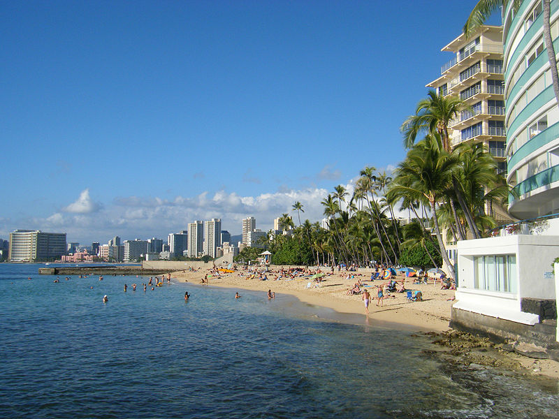 Kaimana Beach in Honolulu (Image: Wikimedia)