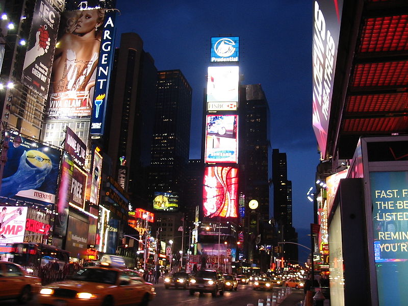 The wide-reaching ban will prohibit smoking in Times Square  (Image: Wikimedia)