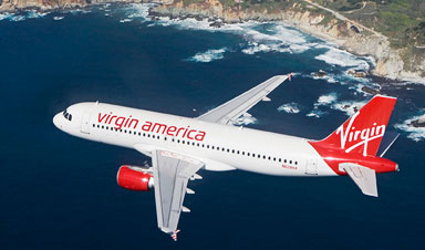 Virgin America Connecting with Foursquare & Facebook at San Francisco International Airport