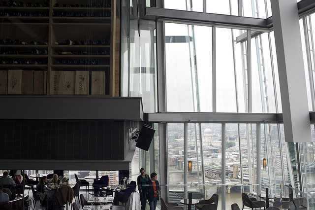 Top 10 London Restaurants for High Rise Dining. Photo credit: Chris Osburn