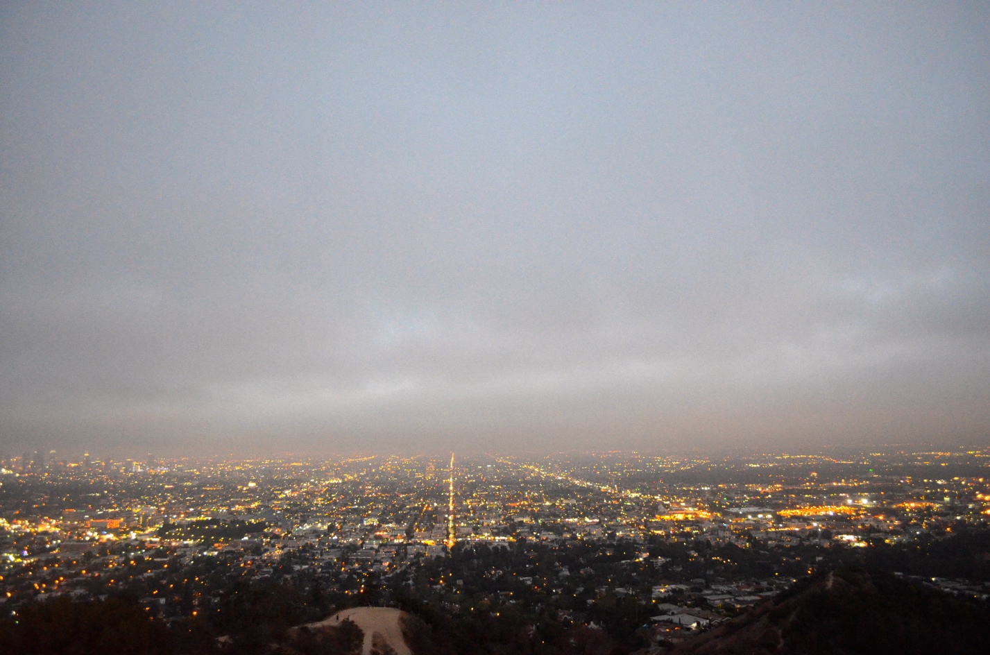 Griffith Park Observatory at sunset