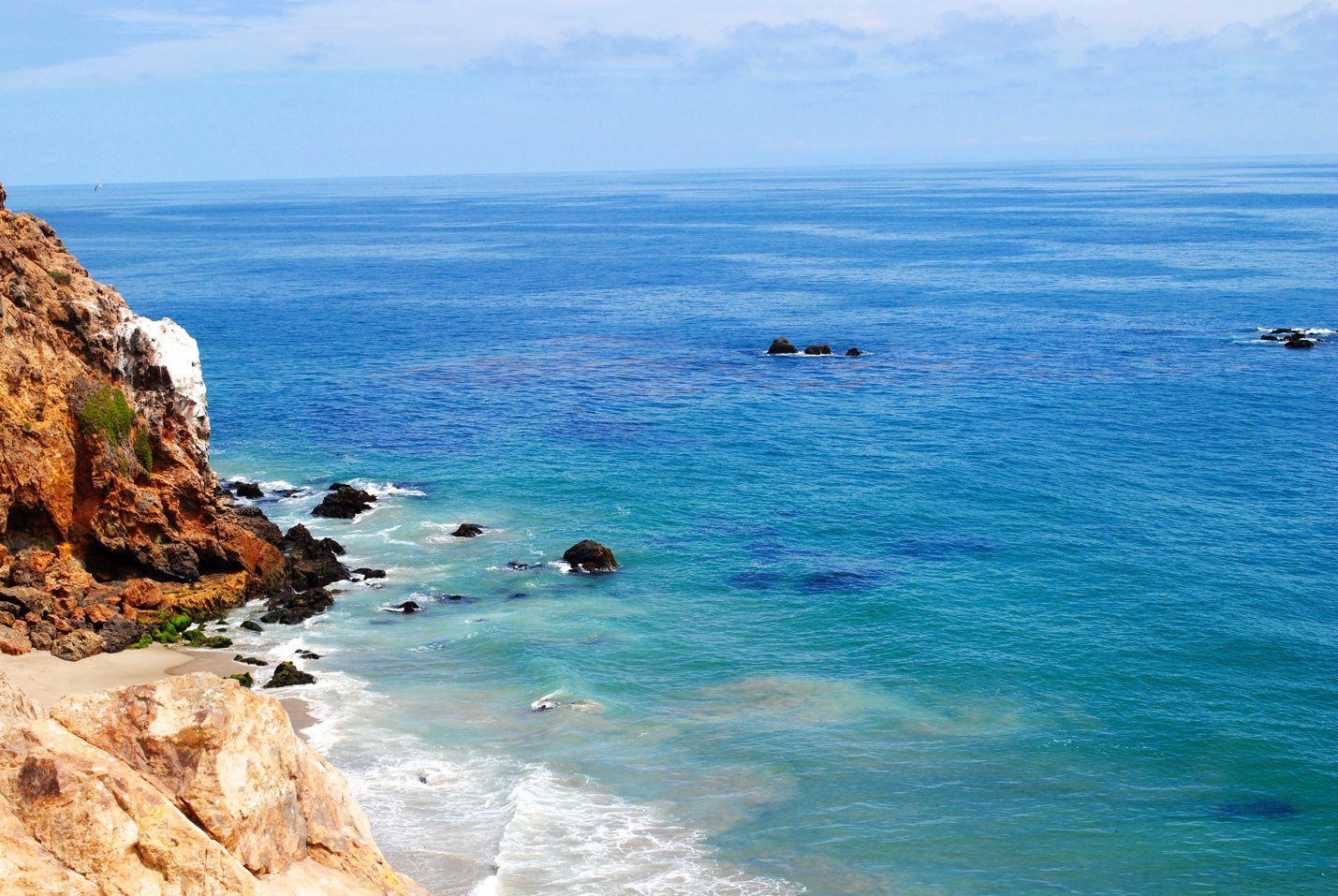 View of Pirate’s Cove from the top of Point Dume