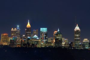 Atlanta Skyline From Buckhead