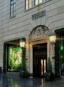 NYC Bergdorf Goodman Entrance on Fifth Avenue