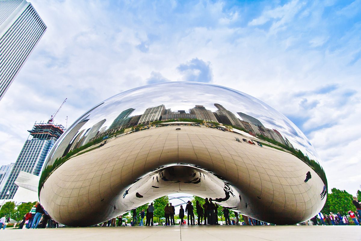 Ohio Street Beach and Millennium Park