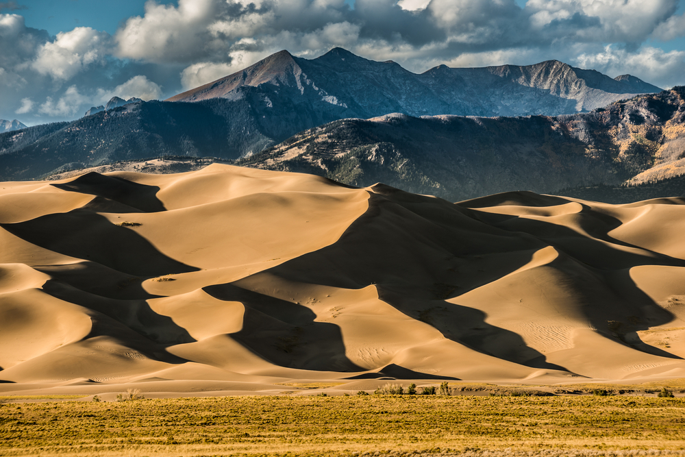 Great Sand Dunes National Park Colorado at Sunset